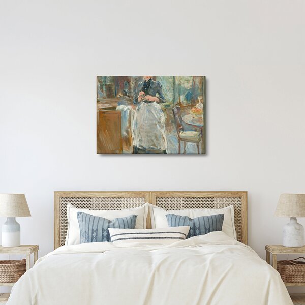 Obraz - Berthe Morisoti, In the Dining Room, reprodukcje (70x50 cm)