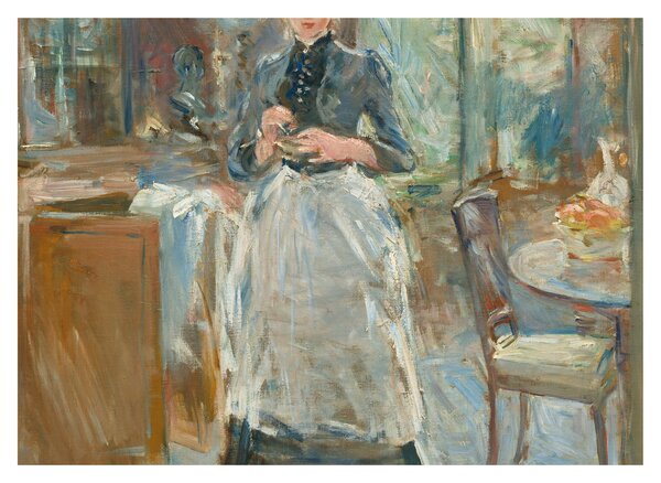 Obraz - Berthe Morisoti, In the Dining Room, reprodukcje (70x50 cm)