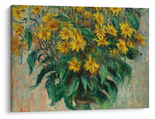 Obraz - Claude Monet, Jerusalem Artichoke Flowers, reprodukcje (70x50 cm)