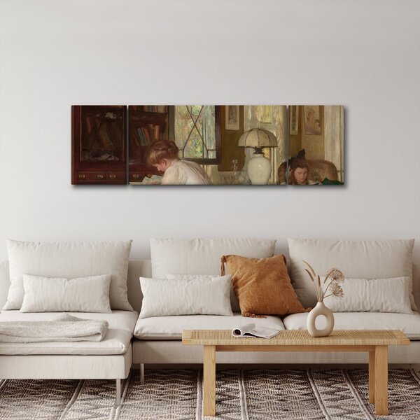 Obraz - Edmund Tarbell, Josephine and Mercie, reprodukcje (170x50 cm)