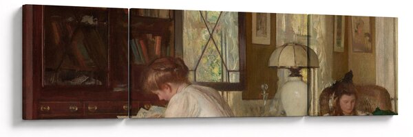 Obraz - Edmund Tarbell, Josephine and Mercie, reprodukcje (170x50 cm)