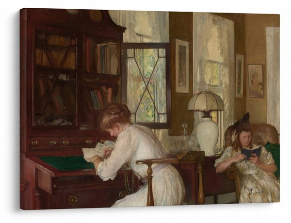 Obraz - Edmund Tarbell, Josephine and Mercie, reprodukcje (70x50 cm)