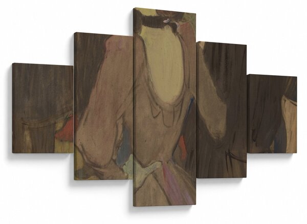 Obraz - Henri de Toulouse-Lautrec, La Goulue and Her Sister, reprodukcje (125x70 cm)