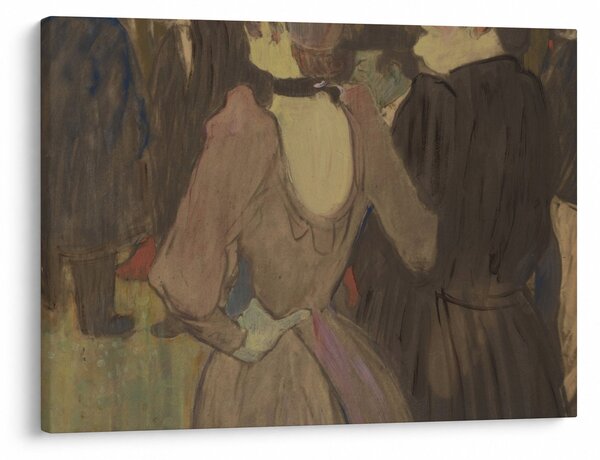 Obraz - Henri de Toulouse-Lautrec, La Goulue and Her Sister, reprodukcje (70x50 cm)