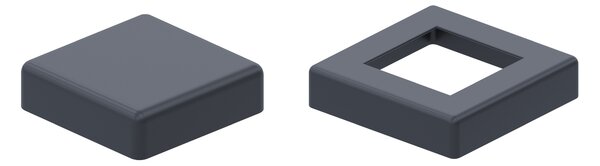 Panel ogrodzeniowy do twardego podłoża 1,8 m CITY Anthracite - Gutroof