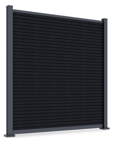 Panel ogrodzeniowy do twardego podłoża 1,8 m CITY Anthracite - Gutroof