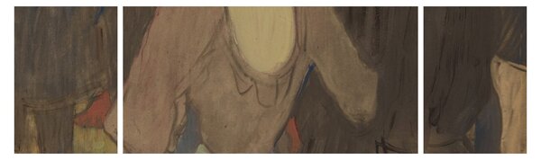 Obraz - Henri de Toulouse-Lautrec, La Goulue and Her Sister, reprodukcje (170x50 cm)
