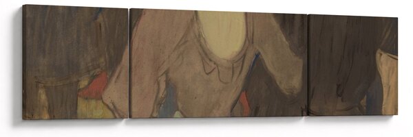 Obraz - Henri de Toulouse-Lautrec, La Goulue and Her Sister, reprodukcje (170x50 cm)