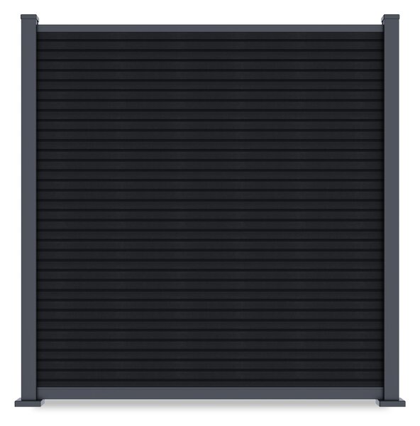 Panel ogrodzeniowy do twardego podłoża 1,8 m CITY Anthracite - Gutroof
