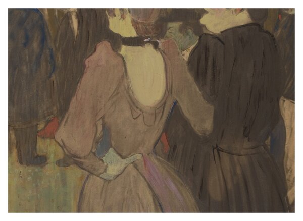 Obraz - Henri de Toulouse-Lautrec, La Goulue and Her Sister, reprodukcje (70x50 cm)