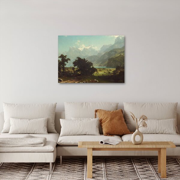 Obraz - Albert Bierstadt, Lake Lucerne, reprodukcje (70x50 cm)