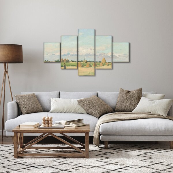 Obraz - Camille Pissarro, Landscape, Ile de France, reprodukcje (125x70 cm)