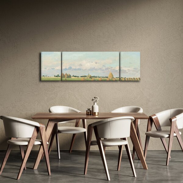 Obraz - Camille Pissarro, Landscape, Ile de France, reprodukcje (170x50 cm)