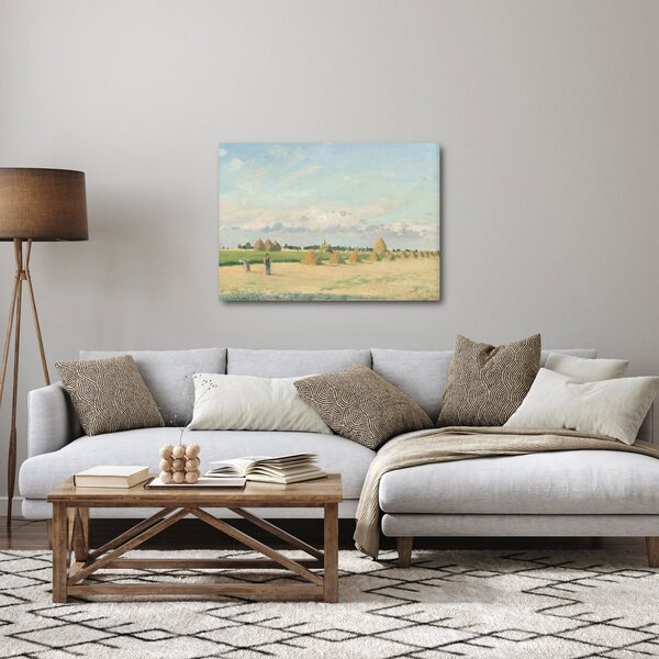 Obraz - Camille Pissarro, Landscape, Ile de France, reprodukcje (70x50 cm)