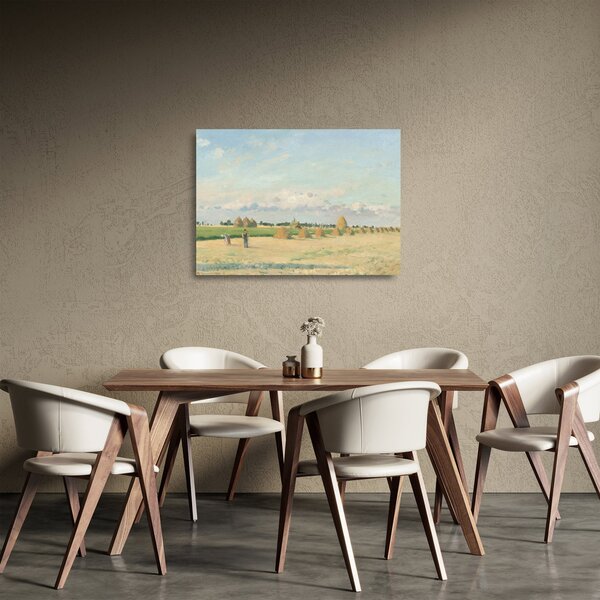 Obraz na szkle - Camille Pissarro, Landscape, Ile de France, reprodukcje (70x50 cm)