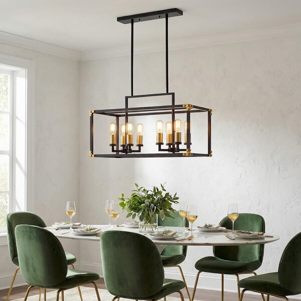LAMPA WISZĄCA LOFT CZARNO-MOSIĘŻNA WALDORF W8