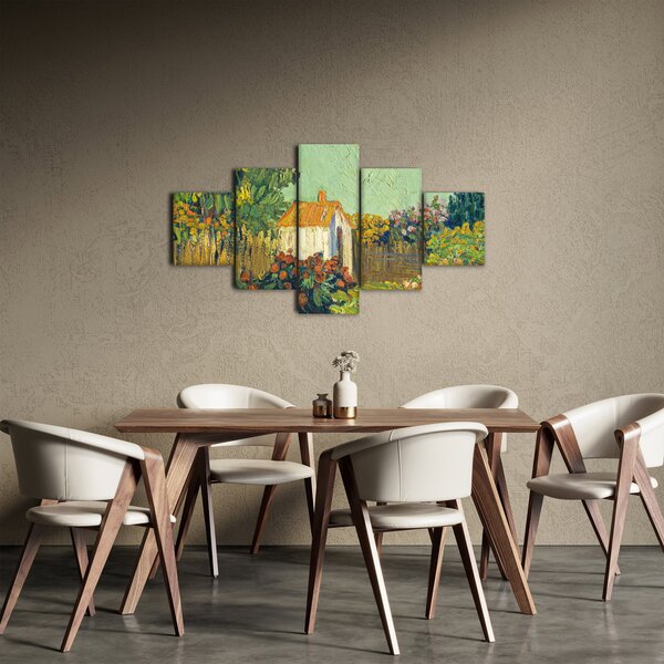 Obraz - Imitator of Vincent van Gogh, Landscape, reprodukcje (125x70 cm)