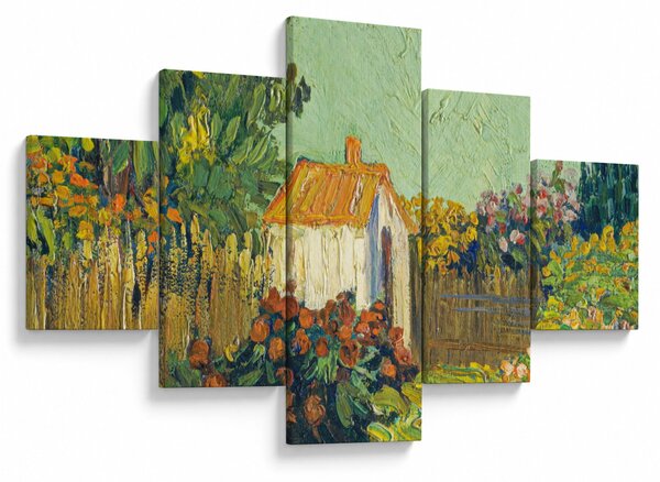 Obraz - Imitator of Vincent van Gogh, Landscape, reprodukcje (125x70 cm)