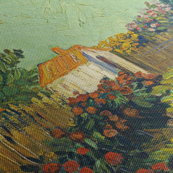 Obraz - Imitator of Vincent van Gogh, Landscape, reprodukcje (170x50 cm)