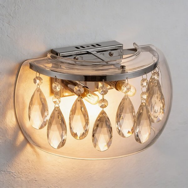 LAMPA ŚCIENNA KINKIET NOWOCZESNY TOSSO CLEAR W1