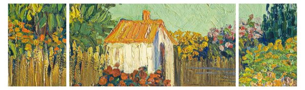 Obraz - Imitator of Vincent van Gogh, Landscape, reprodukcje (170x50 cm)