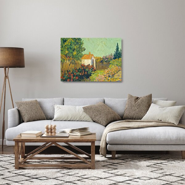 Obraz na szkle - Imitator of Vincent van Gogh, Landscape, reprodukcje (70x50 cm)