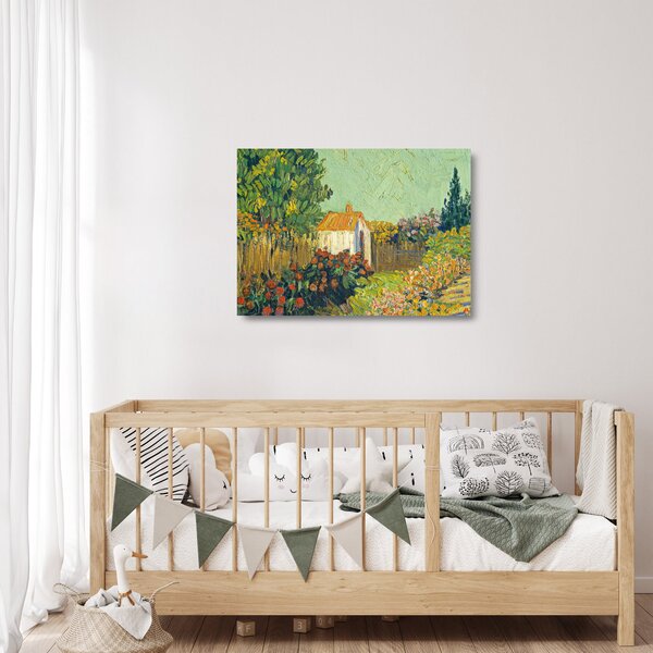 Obraz na szkle - Imitator of Vincent van Gogh, Landscape, reprodukcje (70x50 cm)