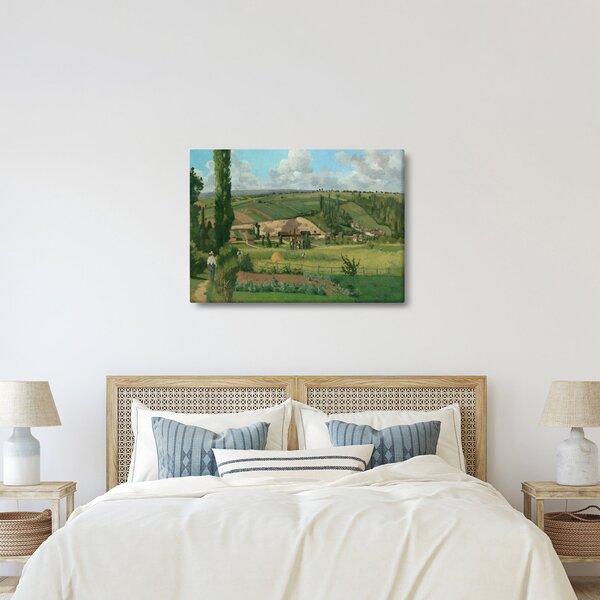 Obraz - Camille Pissarro, Landscape at Les Pâtis, Pontoise, reprodukcje (70x50 cm)