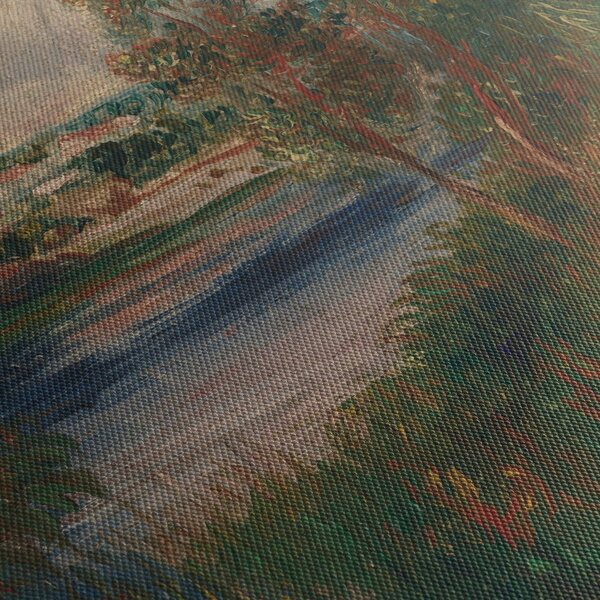 Obraz - Auguste Renoir, Landscape at Vetheuil, reprodukcje (125x70 cm)