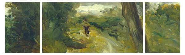 Obraz - Auguste Renoir, Landscape between Storms, reprodukcje (170x50 cm)