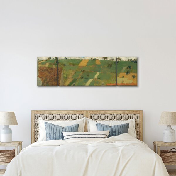 Obraz - Edouard Vuillard, Landscape of the Ile de France, reprodukcje (170x50 cm)
