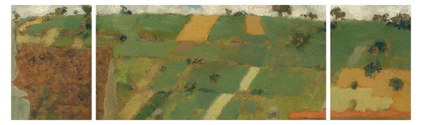 Obraz - Edouard Vuillard, Landscape of the Ile de France, reprodukcje (170x50 cm)