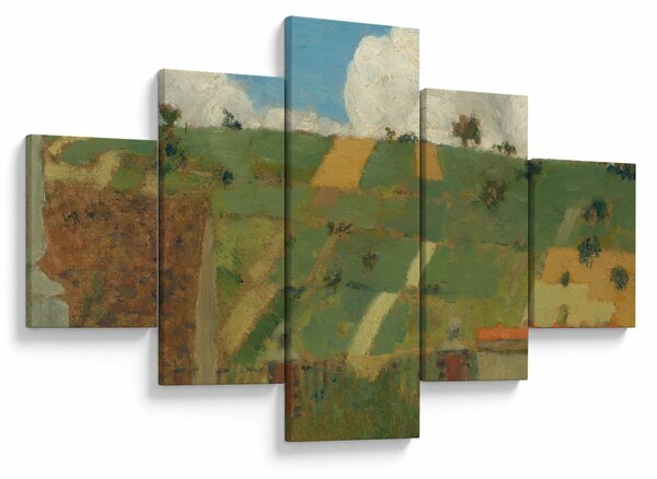 Obraz - Edouard Vuillard, Landscape of the Ile de France, reprodukcje (125x70 cm)