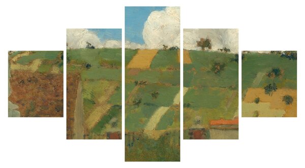 Obraz - Edouard Vuillard, Landscape of the Ile de France, reprodukcje (125x70 cm)