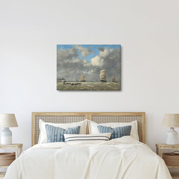 Obraz - Eugène Boudin, Le Havre, reprodukcje (70x50 cm)
