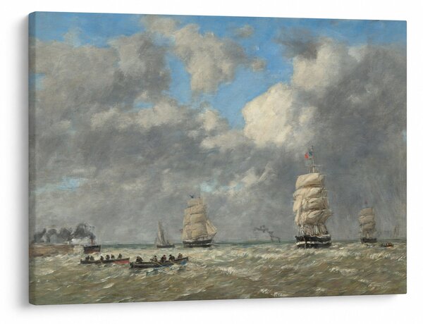 Obraz - Eugène Boudin, Le Havre, reprodukcje (70x50 cm)