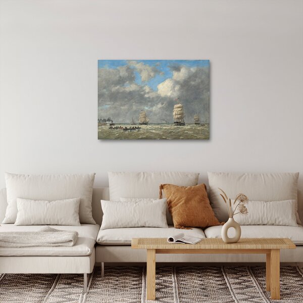 Obraz - Eugène Boudin, Le Havre, reprodukcje (70x50 cm)