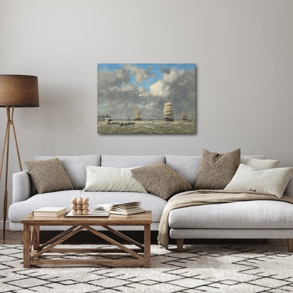 Obraz - Eugène Boudin, Le Havre, reprodukcje (70x50 cm)