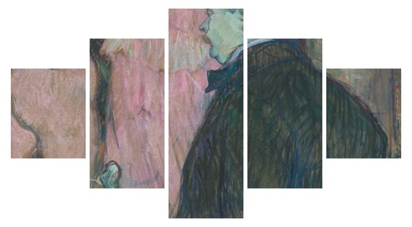 Obraz - Henri de Toulouse-Lautrec, Maxime Dethomas, reprodukcje (125x70 cm)