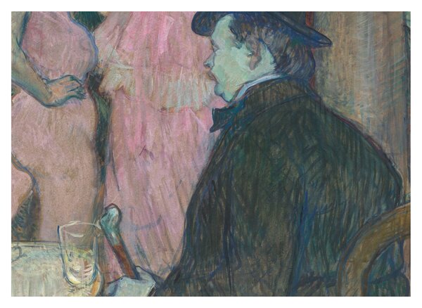 Obraz - Henri de Toulouse-Lautrec, Maxime Dethomas, reprodukcje (70x50 cm)