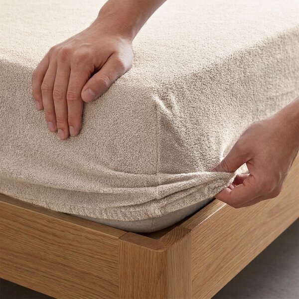 4Home prześcieradło frotte IDEAL kawowy, 140–160 x 200 cm, 140–160 x 200 cm