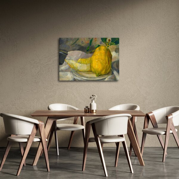 Obraz - French 19th Century, Melon and Lemon, reprodukcje (70x50 cm)