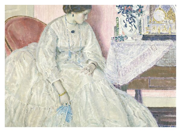 Obraz na szkle - Frederick Carl Frieseke, Memories, reprodukcje (70x50 cm)