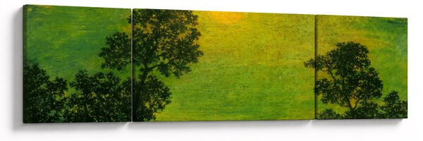 Obraz - Imitator of Ralph Albert Blakelock, Moonlight, reprodukcje (170x50 cm)