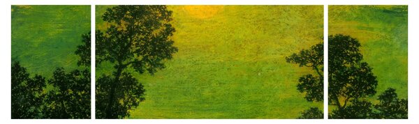 Obraz - Imitator of Ralph Albert Blakelock, Moonlight, reprodukcje (170x50 cm)