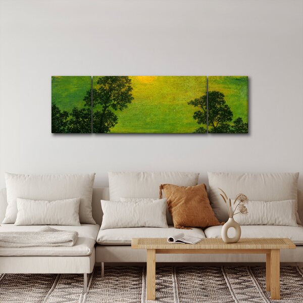 Obraz - Imitator of Ralph Albert Blakelock, Moonlight, reprodukcje (170x50 cm)