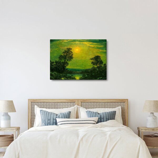 Obraz - Imitator of Ralph Albert Blakelock, Moonlight, reprodukcje (70x50 cm)