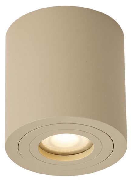 Nowoczesny spot sufitowy Taupe GU10 50mm IP44 - Capa