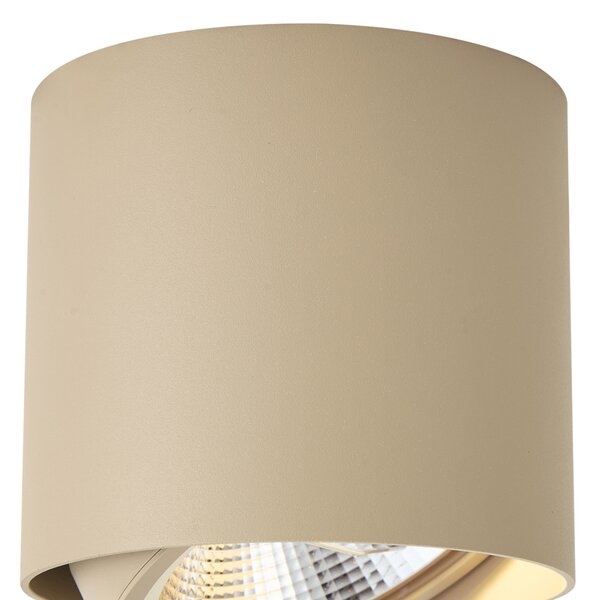 Nowoczesny uchylny reflektor sufitowy Taupe GU10 AR111 - Impact