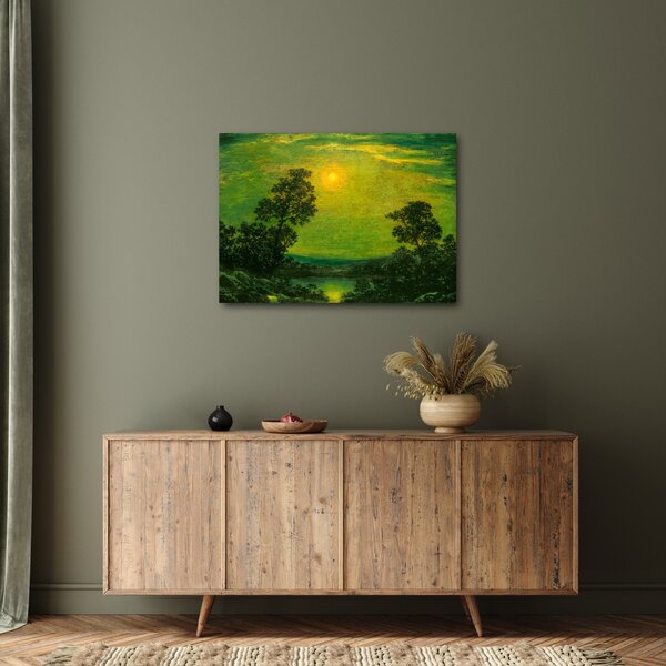 Obraz - Imitator of Ralph Albert Blakelock, Moonlight, reprodukcje (70x50 cm)